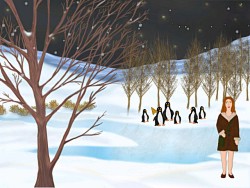 Sch�ne kalte Eiswelt