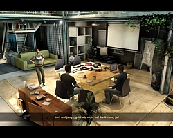 Lagebesprechung in der WG