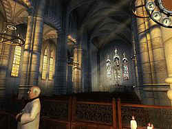 The church's interior is impressive too