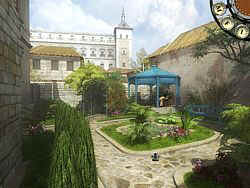 The gardens and backyards in Toledo are throughout cozy and idyllic