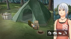 This is where Ashley and her father should have camped but things turn out differently