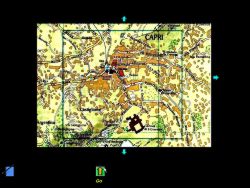 Map of Capri always shows where you are at the moment
