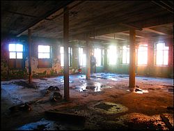 In der verlassenen Gusum Factory