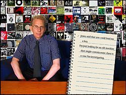 Leonard Kohler hat mehrere Interessen: Oldschool-Hardcore an der Wand und einen Hardcore-Club f�r Carol