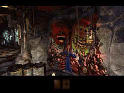 One of Saavedro's graffittis, with which he shows Artrus, what his sons had done to his people