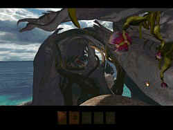 The nest of a huge bird in Edanna - its the primal objective to get into this nest