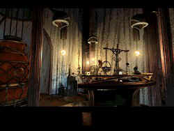 Saavedro's desk in his home in J'nanin