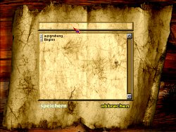 You can only store the title of the savegame