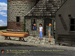 George und Dick convince the Lighthouse guard