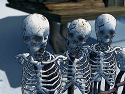 This slender guys are guarding the house of the witch