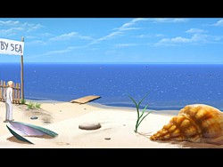 Der Strand l�dt zum relaxen ein
