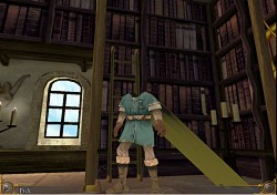 In der Bibliothek kommt St�rtebecker-Feeling auf - hier verliert Gooka regelm��ig seinen Kopf!