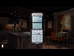 Ein Leihhandy - nat�rlich geh�rt es zur R�tselausr�stung