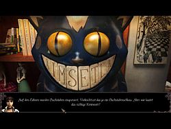 Die Grinsekatze h�lt ein R�tsel bereit
