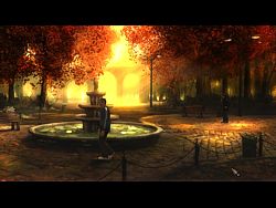 Idylle im Herbstpark