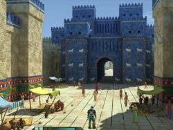 The Ishtar-gate in Babylon