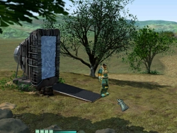 The transmitter, not visible for the inhabitants