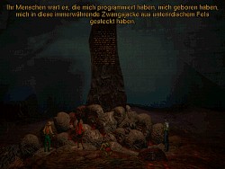 An der Ha�s�ule w�hlt man seinen Spielcharakter