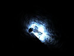 Jekyll verwandelt sich in Hyde. Sieht zugegebenerma�en recht cool aus.