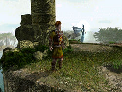 Faithful squire Corwyn has some tasks to complete also - the fairy in the background could perhaps help him 