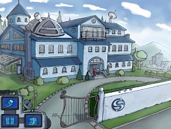 Aber ein fragmentierter Hilferuf des Professors bringt die Kinder in sein Haus