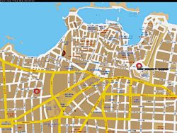 Mit dem Stadtplan kommt man schnell von Ort zu Ort