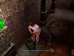 Darrel investigates a secret chamber