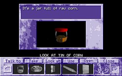 A zoomed inventory object