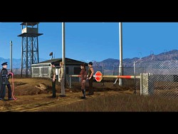 Ein 'Maschendrahtzaun' in Area 51