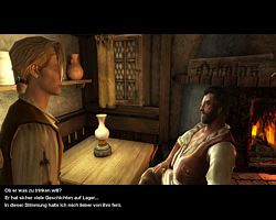 William Bones hat sich ins "Admiral Benbow" zur�ckgezogen. Was f�rchtet der Trinker?