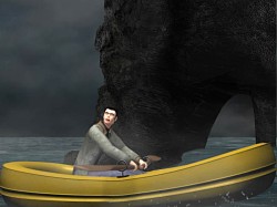 'Flucht von der Insel'