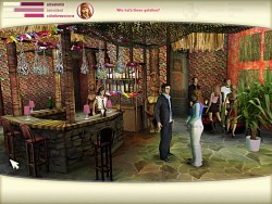 Feier in der Tiki-Bar