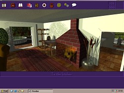 The interior of the house contains many surprises