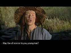 The ferryman is suspicious